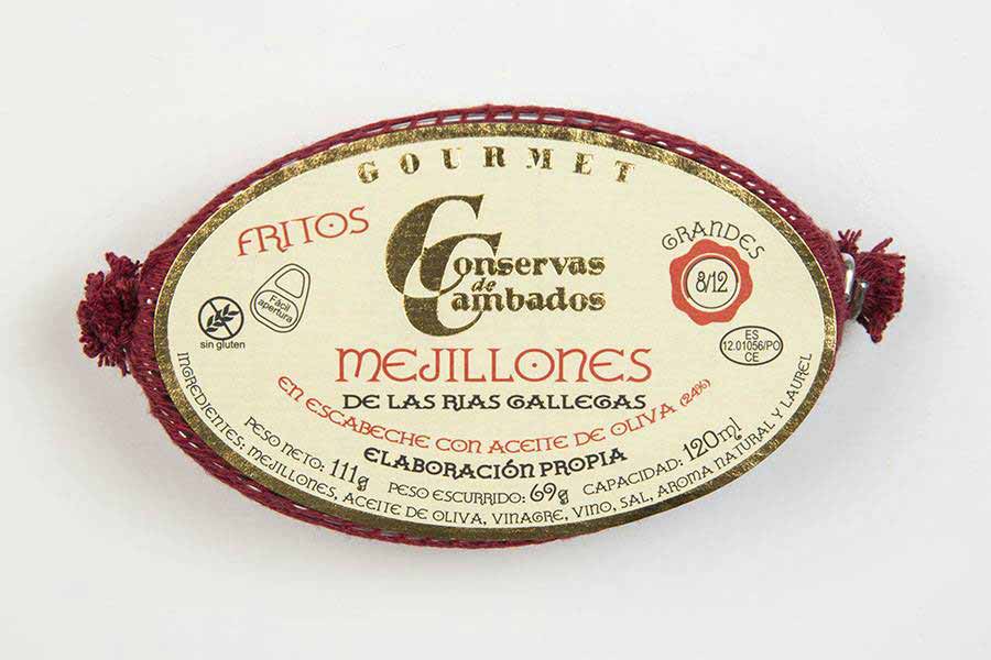 Conservas De Cambados - Mussels In Pickled Sauce 8/12 - 111 g