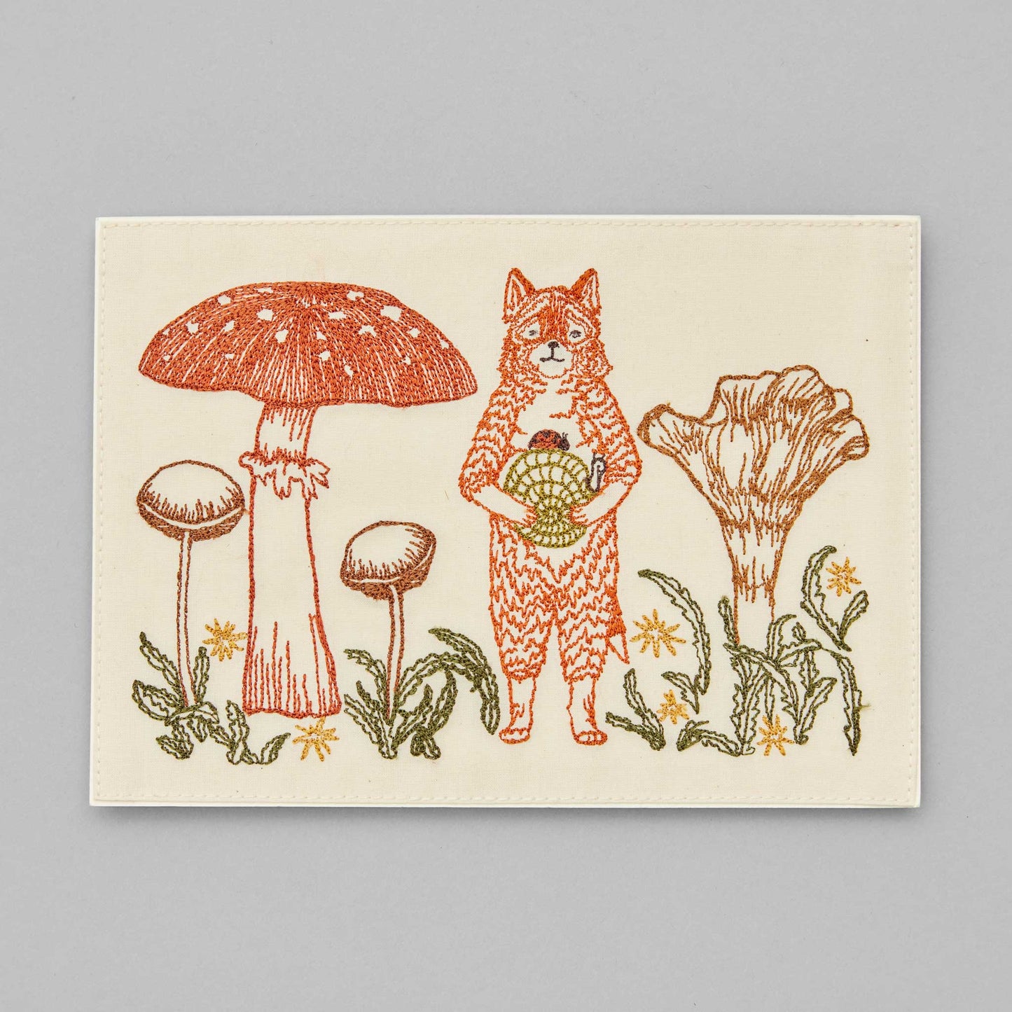 Coral & Tusk - Fox w/ Mushrooms Card