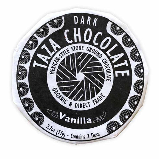 Taza Chocolate - Mexican-Style Stone Ground Chocolate - Vanilla - 2.7 oz.