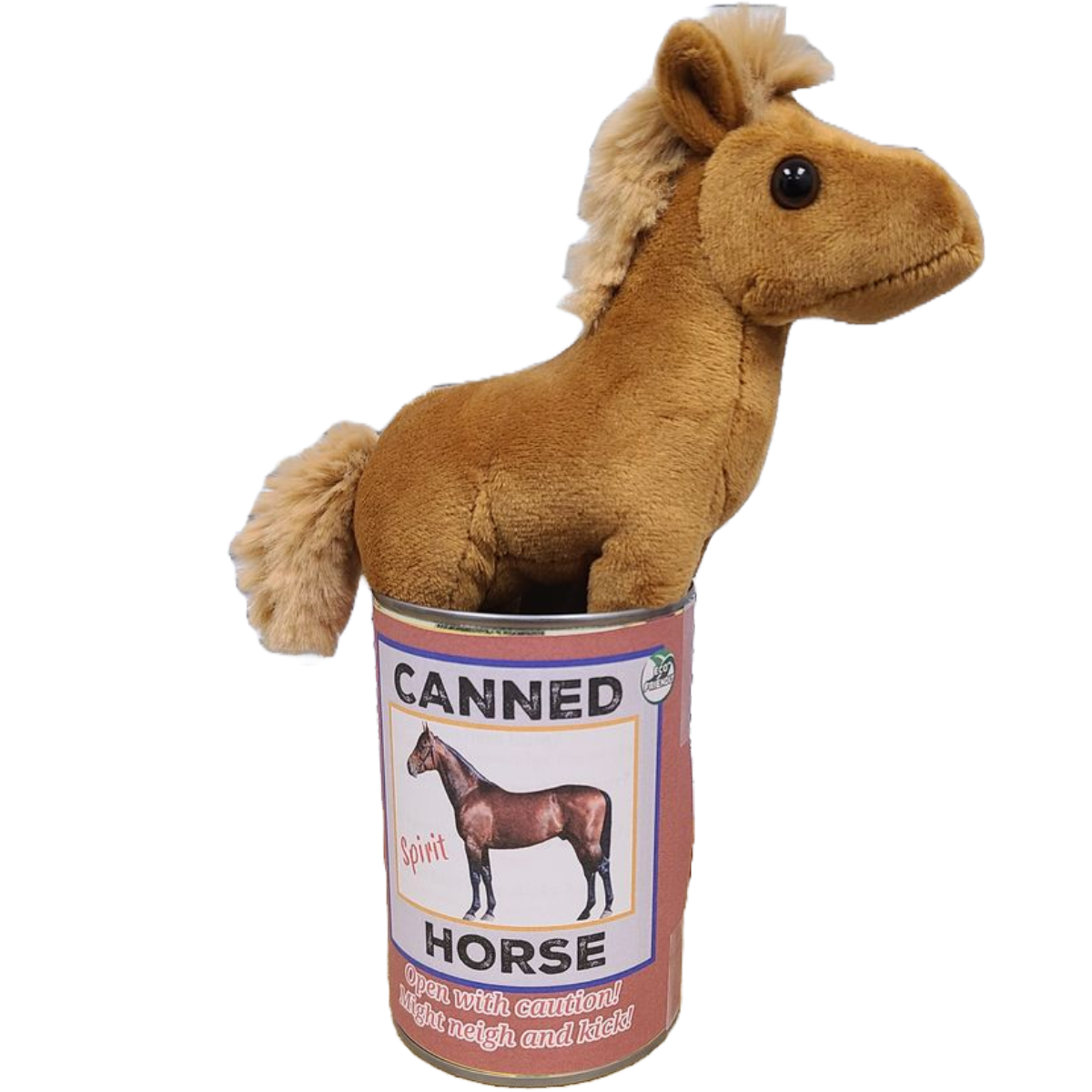 Canned Gifts - Spirit The Canned Horse - Stuffed Animal