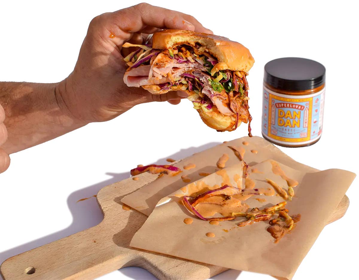 Superlova! - Dan Dan Spicy Sesame Sauce - 6 oz.