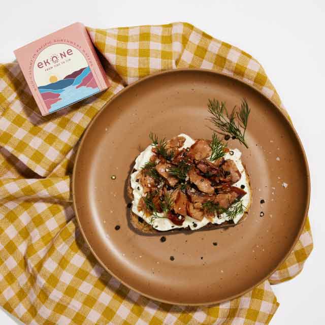 Ekone Oyster Co. - Smoked Coho Salmon - 3.5 oz.