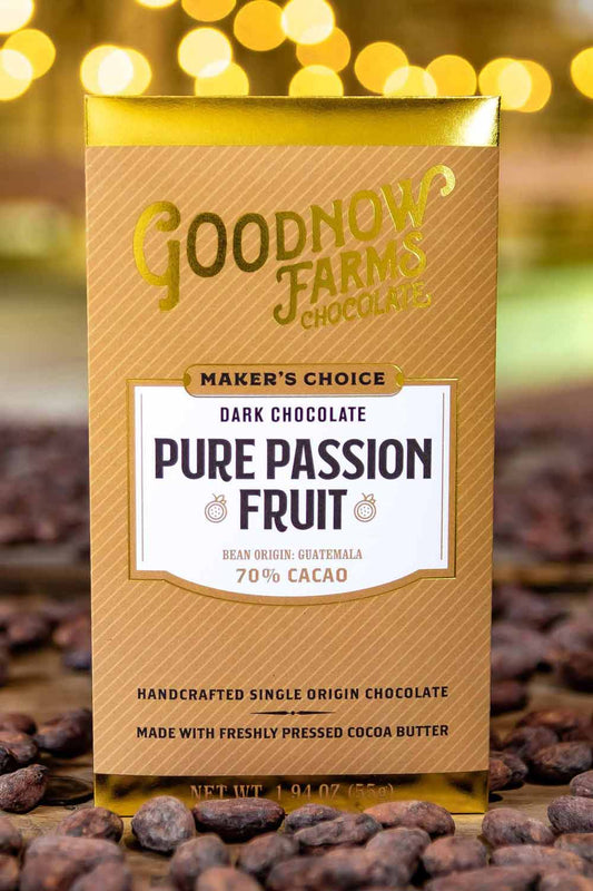 Goodnow Farms - Maker's Choice - Pure Passionfruit - 70% Cacao - 1.94 oz.