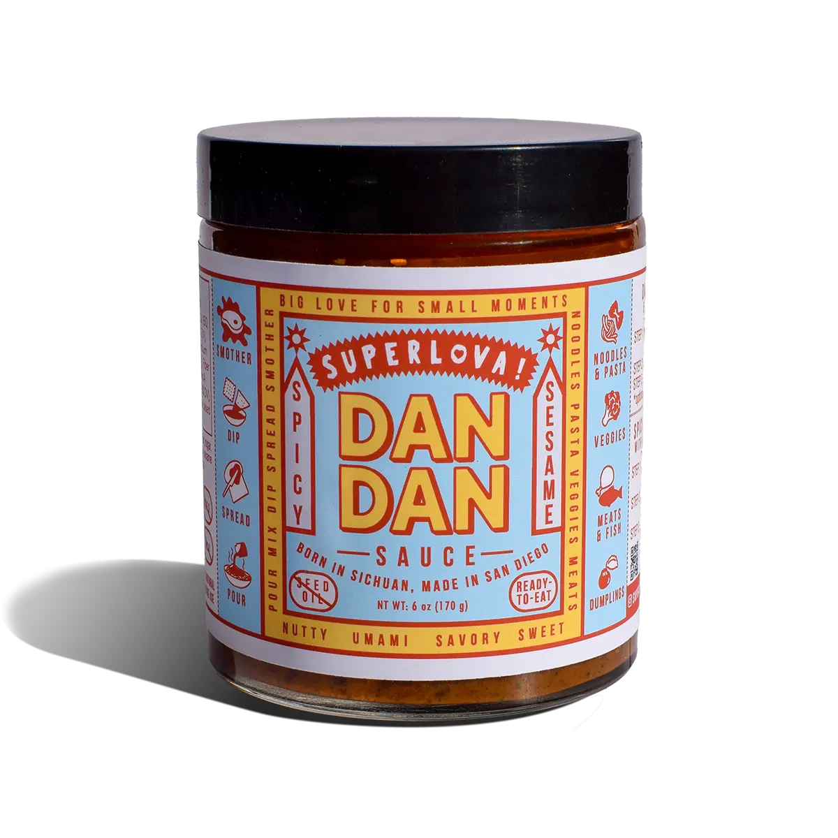 Superlova! - Dan Dan Spicy Sesame Sauce - 6 oz.