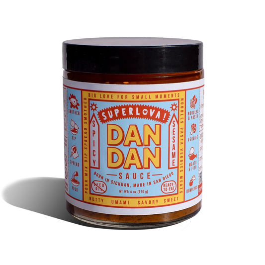 Superlova! - Dan Dan Spicy Sesame Sauce - 6 oz.