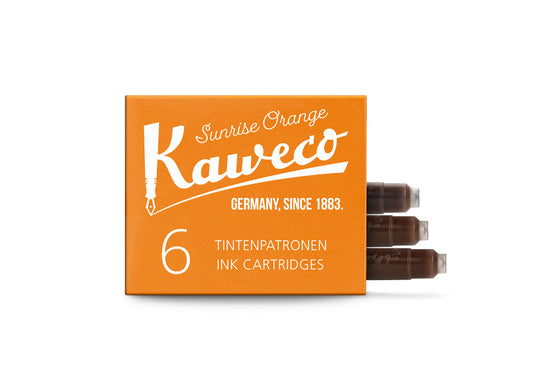 Kaweco - Ink Cartridges - Sunrise Orange - 6 Pieces