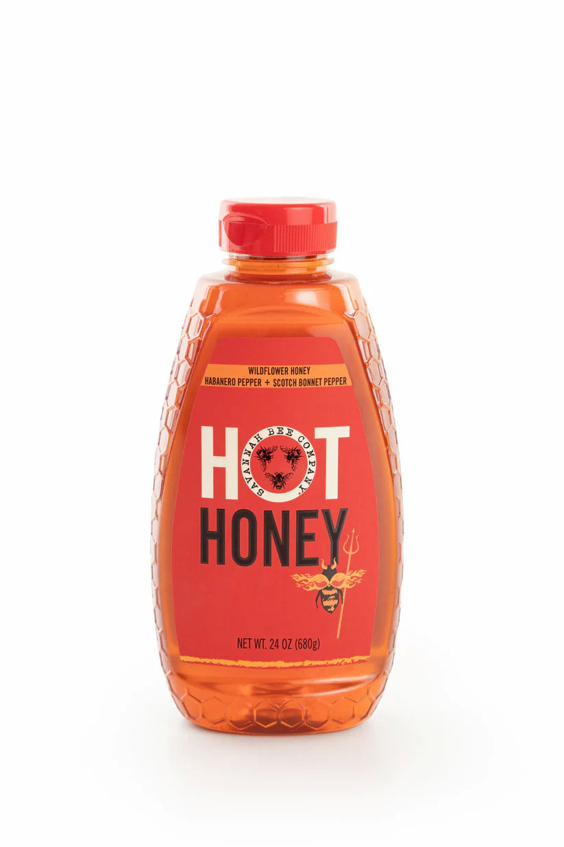 Savannah Bee Company - Hot Honey - Plastic Squeeze Bottle - 24 oz.