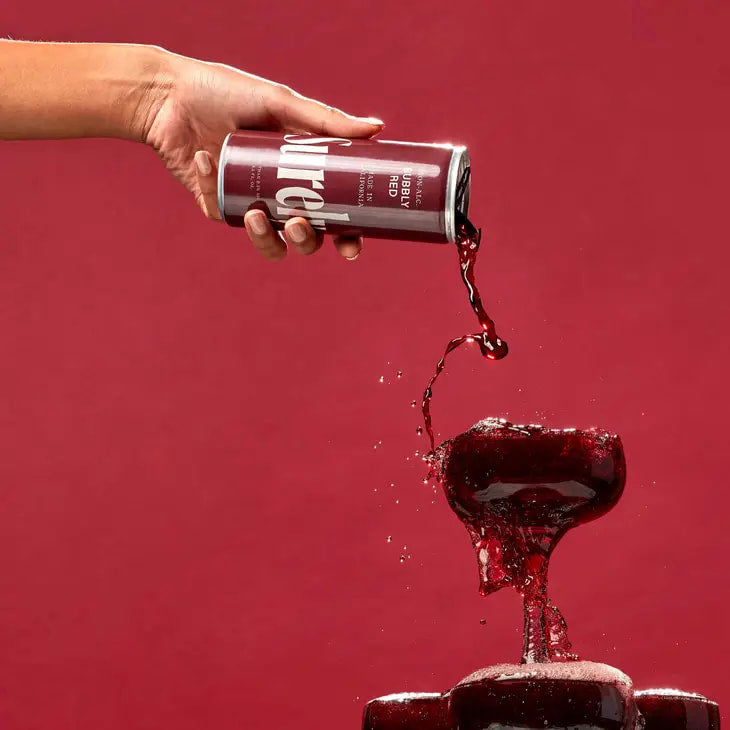 Surely Wine - Non-Alcoholic Bubbly Red Can - 4-Pack - 250 mL Each