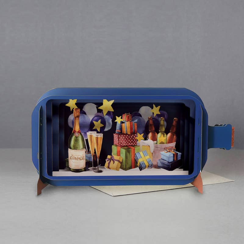 Alljoy Design - Message In A Bottle Pop Up Card - Gifts