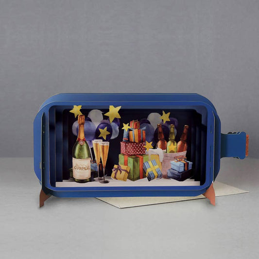Alljoy Design - Message In A Bottle Pop Up Card - Gifts