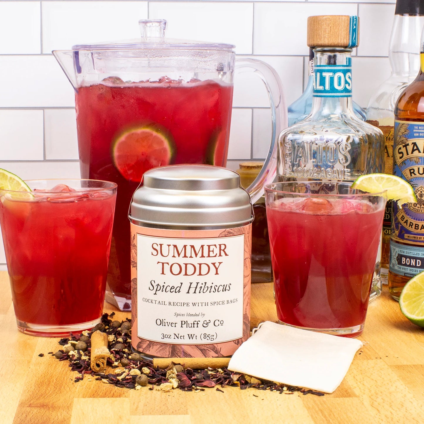 Oliver Pluff & Company - Spiced Hibiscus Summer Toddy Kit