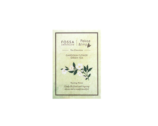 Fossa - Gardenia Flower Green Tea Chocolate - 50 g