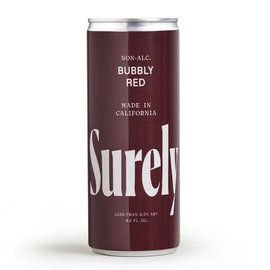 Surely Wine - Non-Alcoholic Bubbly Red Can - 4-Pack - 250 mL Each