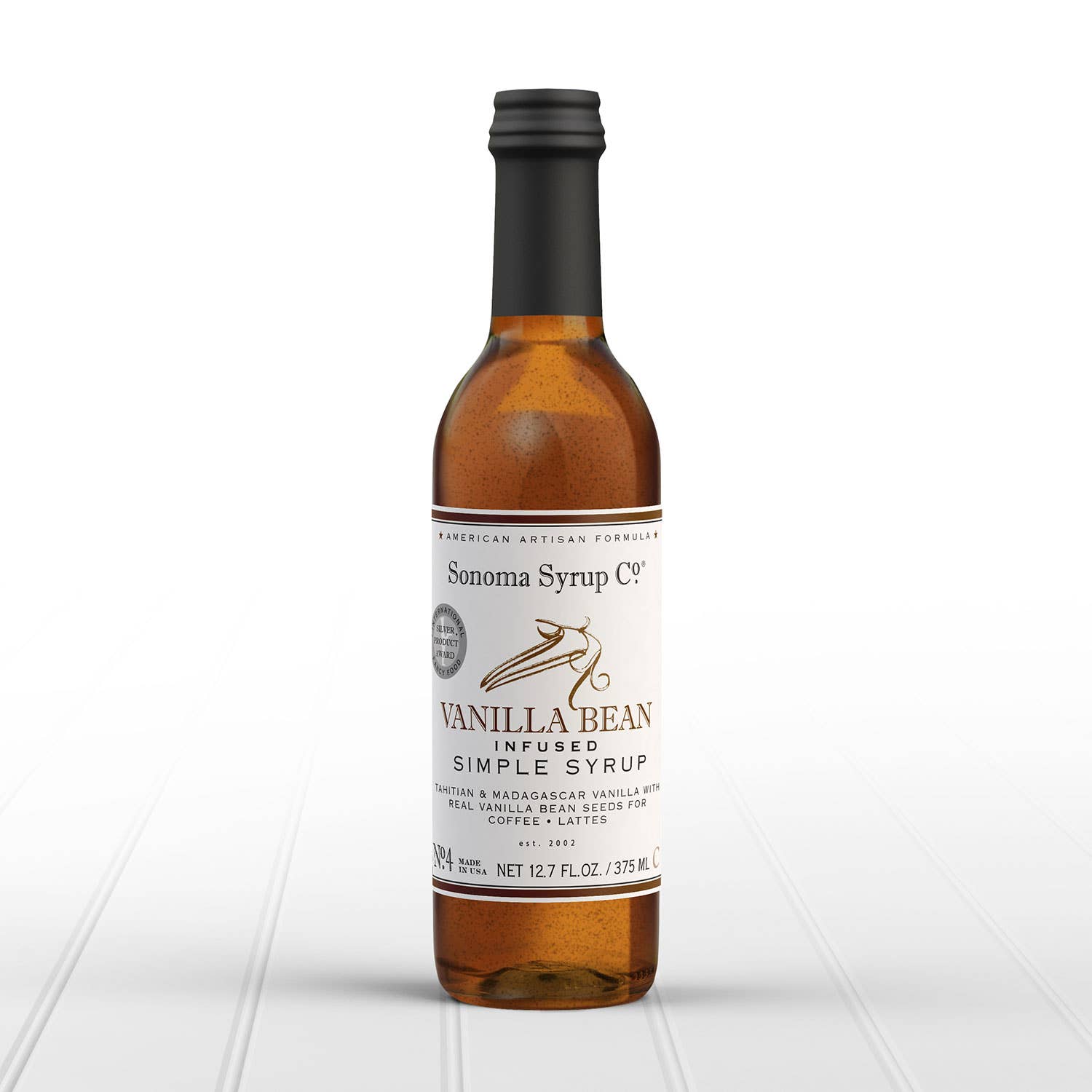 Sonoma Syrup Co. - Vanilla Bean Infused Simple Syrup - 12.7 oz.