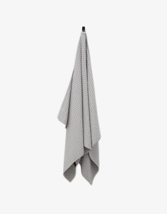 Geometry - Stone - Waffle Bath Towel