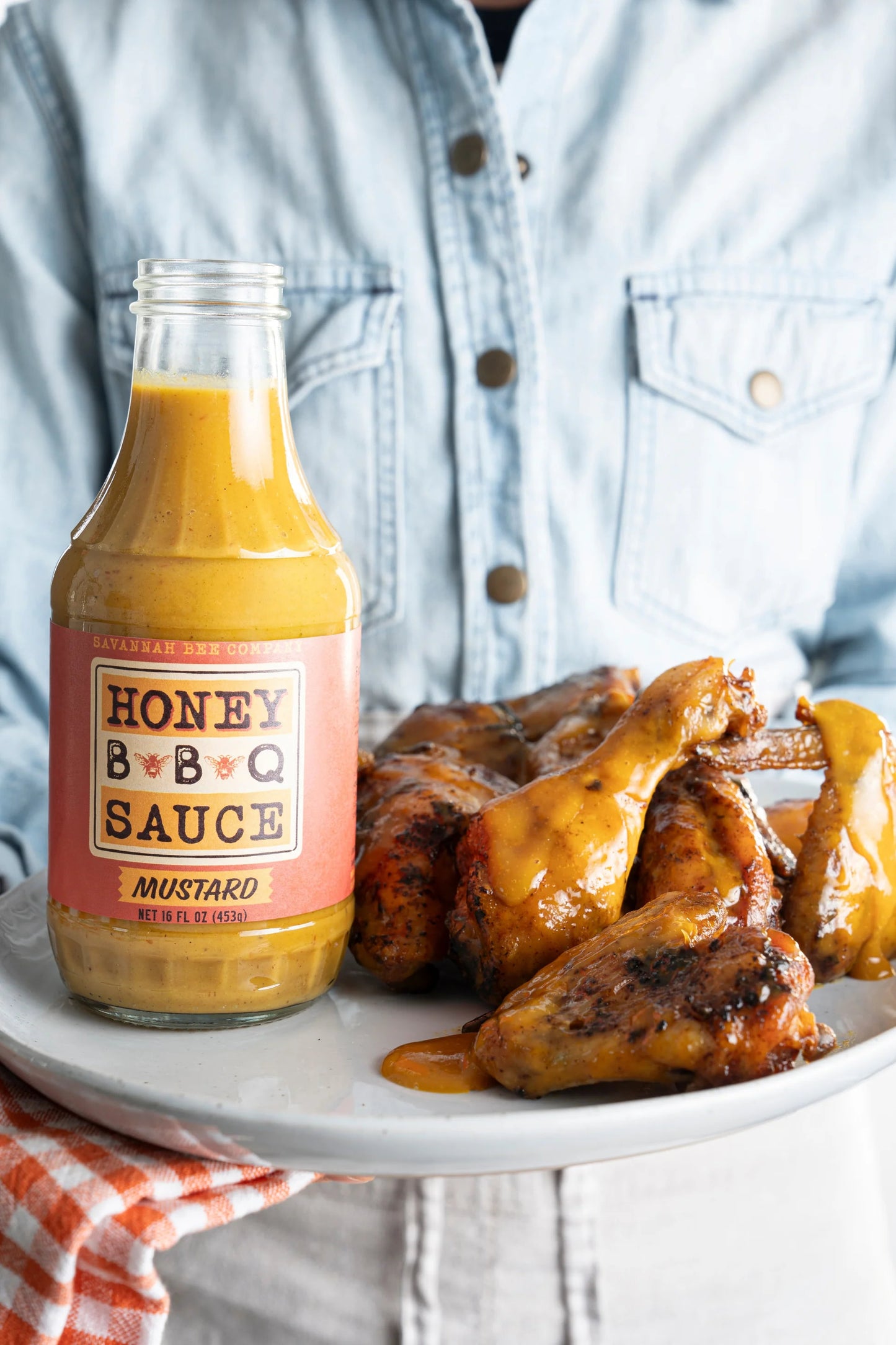 Savannah Bee Company - Honey BBQ Sauce - Mustard - 16 oz.
