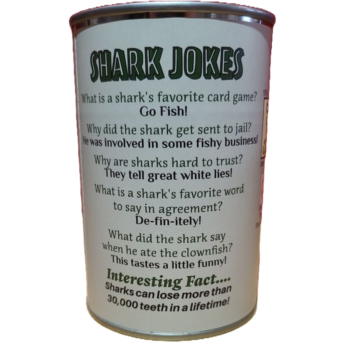 Canned Gifts - Chomper The Canned Shark - Stuffed Animal