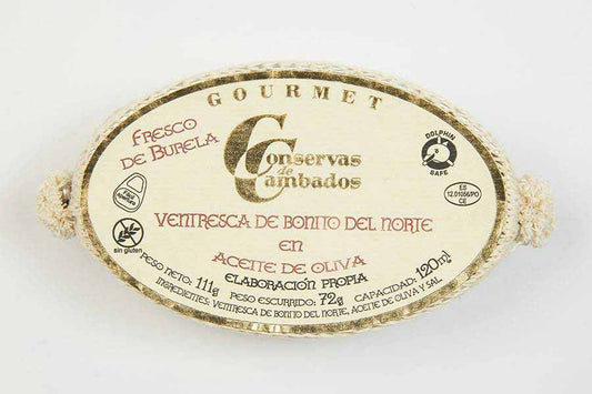 Conservas De Cambados - White Tuna Belly Fillets In Olive Oil - 111 g