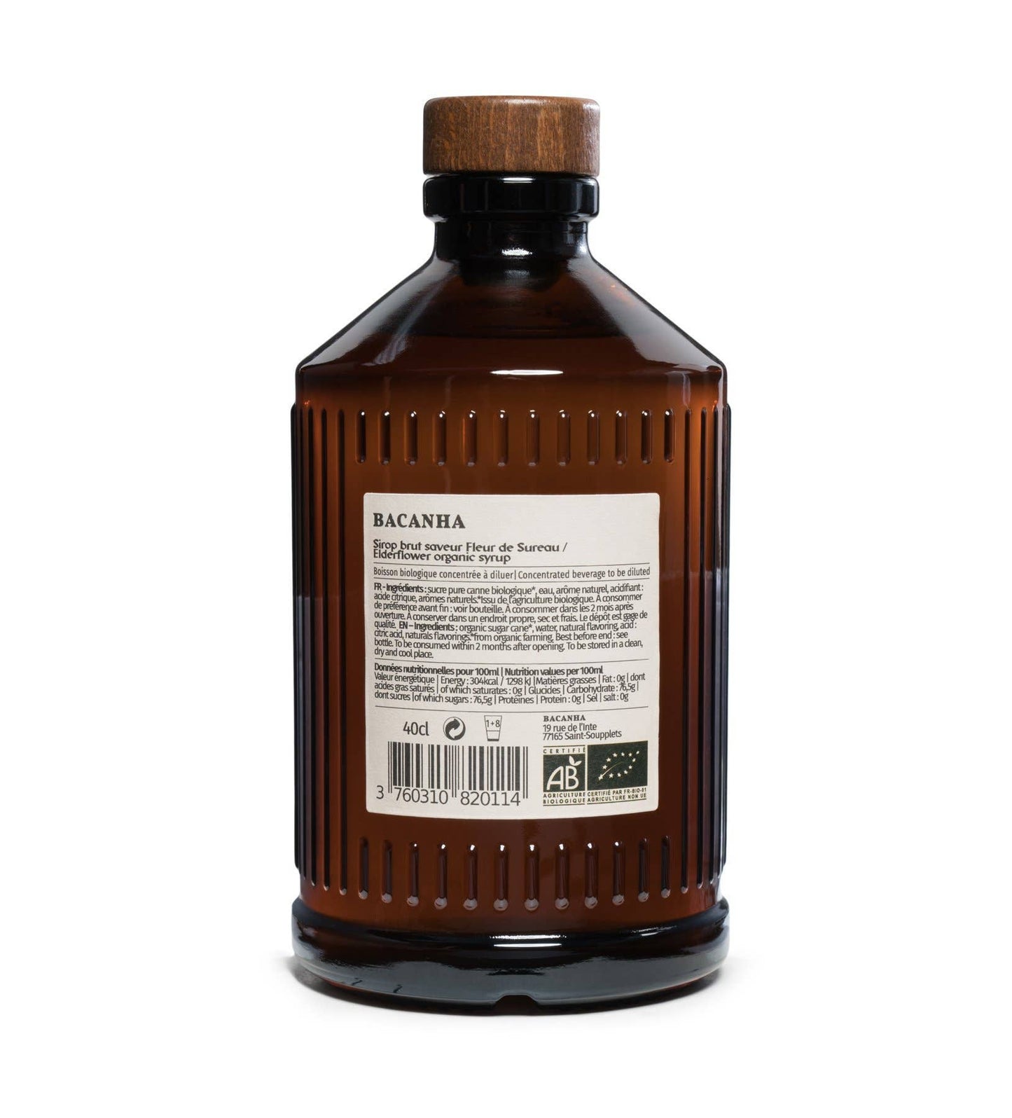 Bacanha - Elderflower Syrup - 13.5 oz.