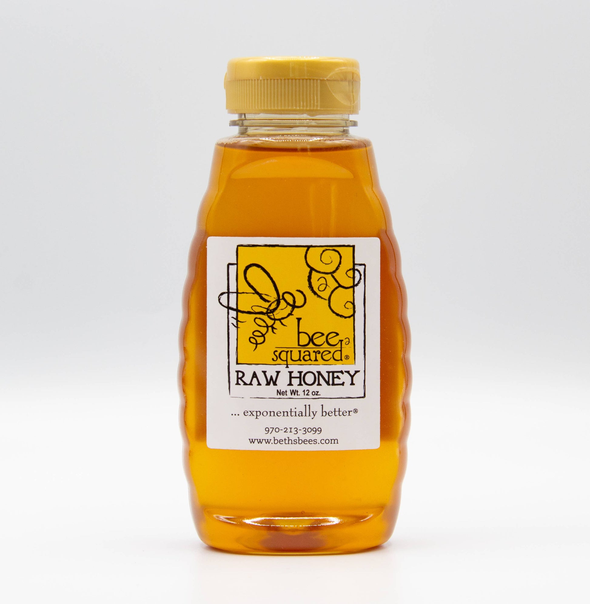 Bee Squared Apiaries - Orange Blossom Honey - 12 oz. Squeeze Bottle
