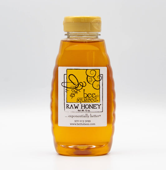 Bee Squared Apiaries - Orange Blossom Honey - 12 oz. Squeeze Bottle