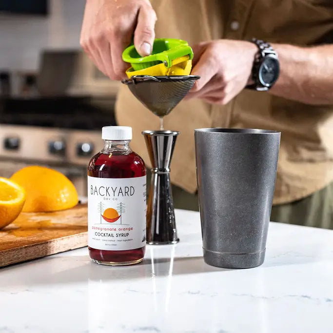 Backyard Bev Co. - Pomegranate Orange-Blossom Cocktail Syrup
