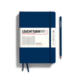 LEUCHTTURM1917 - Notebooks - Medium (A5) - Ruled, Hardcover, Navy