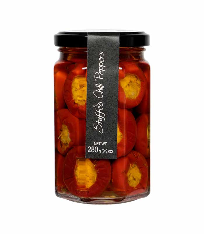 Casina Rossa - Stuffed Hot Cherry Peppers - 10 oz.