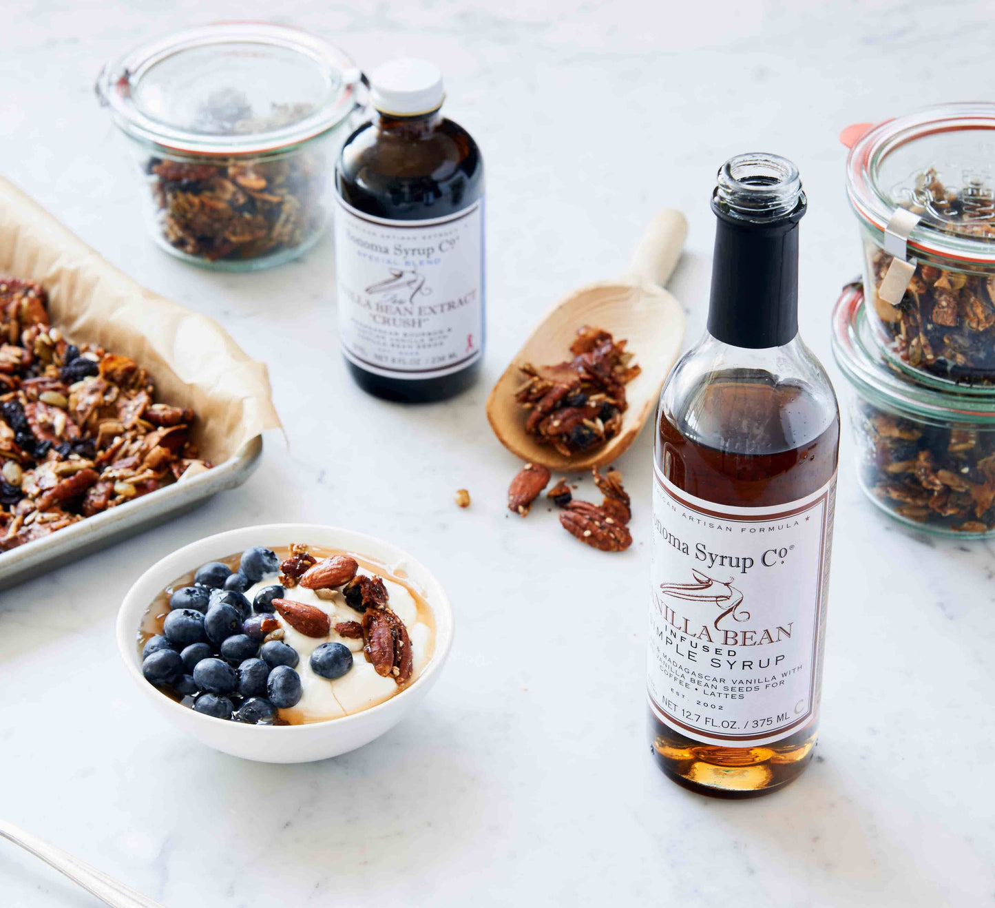Sonoma Syrup Co. - Vanilla Bean Infused Simple Syrup - 12.7 oz.