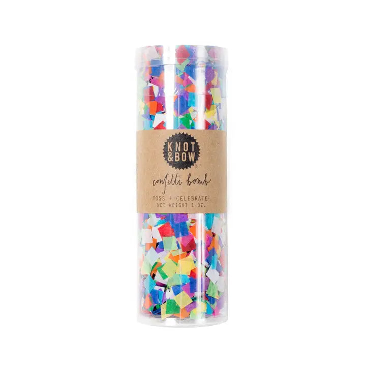 Knot & Bow - Tiny Rainbow Confetti Bomb