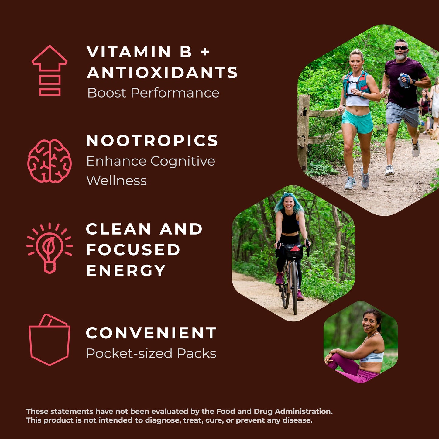 Mocca Shots - Dark Chocolate Raspberry Caffeine Gummies - 12 Pack