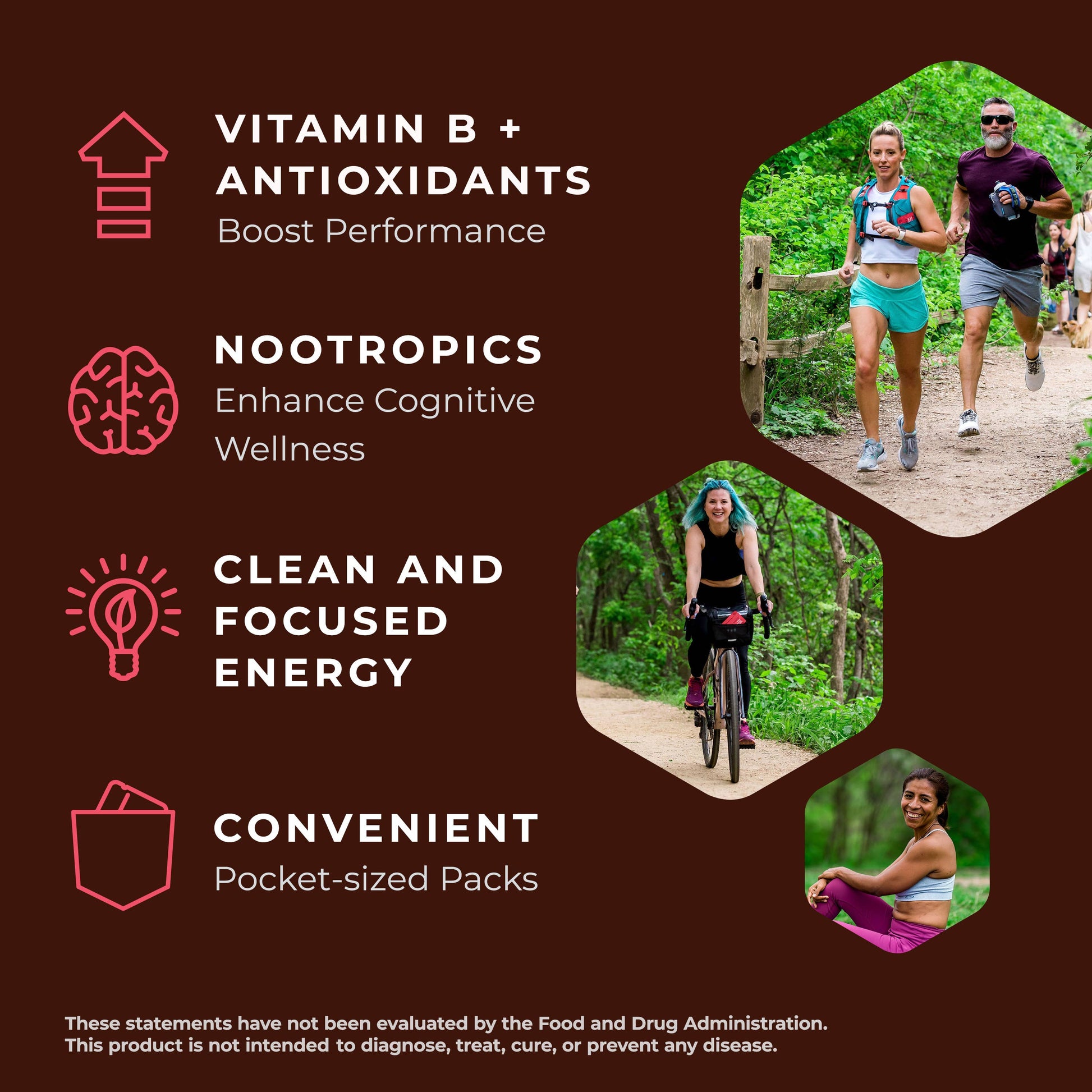 Mocca Shots - Dark Chocolate Raspberry Caffeine Gummies - 12 Pack