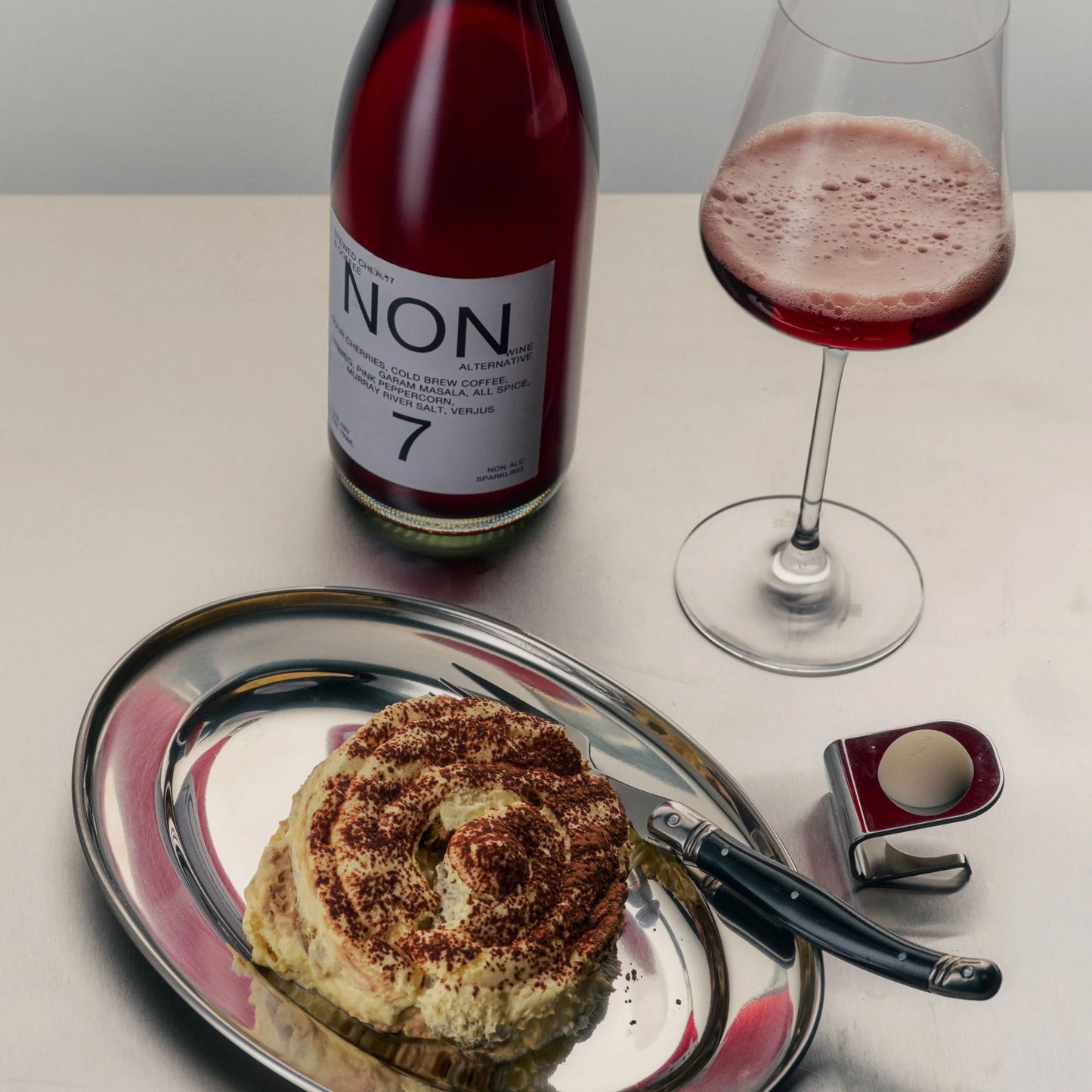 NON - NON7 Stewed Cherry & Coffee - Non-Alcoholic Sparkling - 750 mL