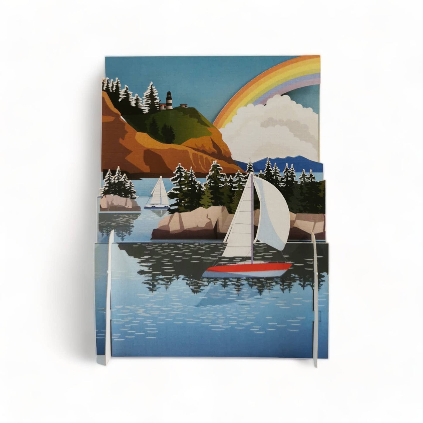 Alljoy Design - Miniature World Pop Up Card - Sailing