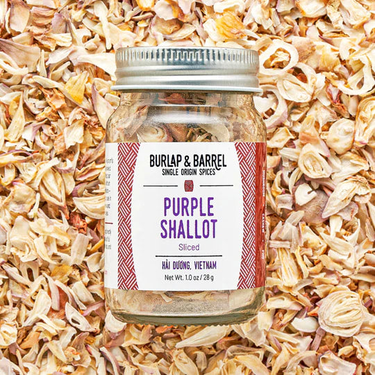 Burlap & Barrel - Purple Shallot Slices