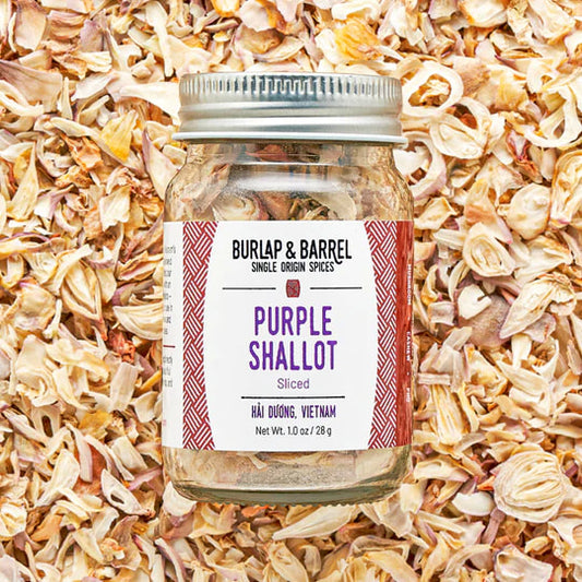 Burlap & Barrel - Purple Shallot Slices