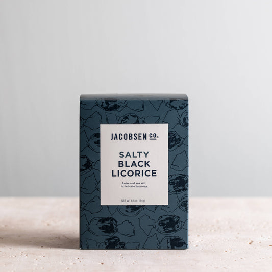Jacobsen Salt Co. - Salty Black Licorice - Pure Sea Salt Licorice Candy