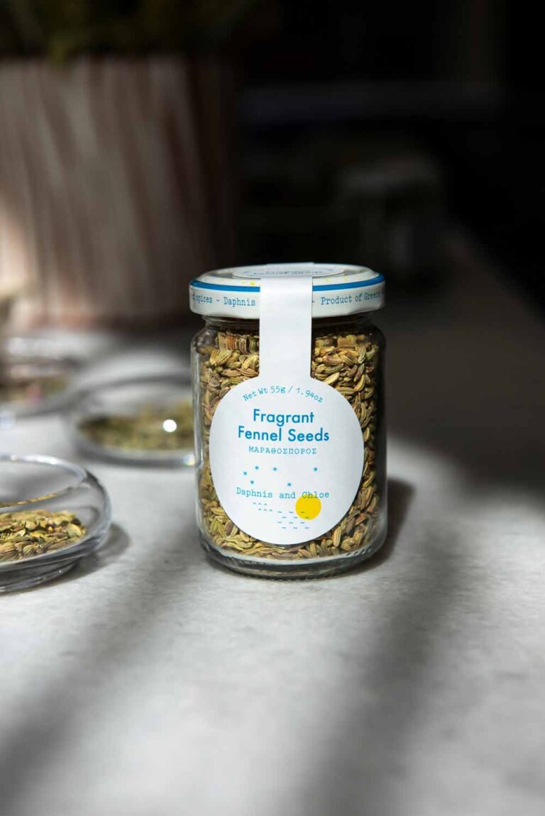 Daphnis And Chloe - Frangrant Fennel Seeds - Glass Jar - 55 g