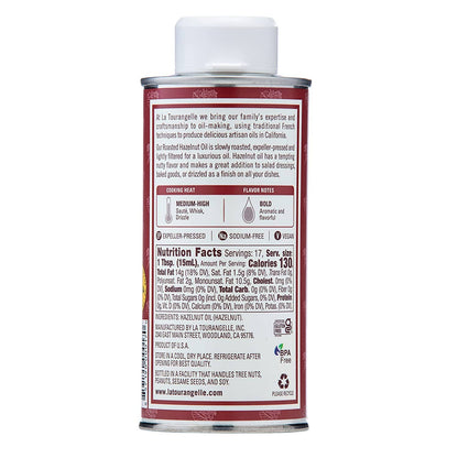 La Tourangelle - Roasted Hazelnut Oil - 8.45 oz.