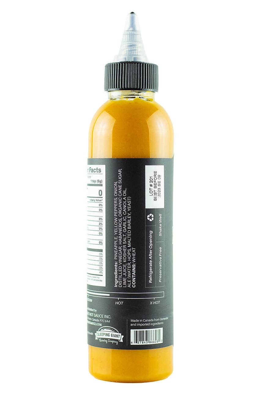 Heartbeat Hot Sauce - Pineapple Habanero Hot Sauce - 6 oz.