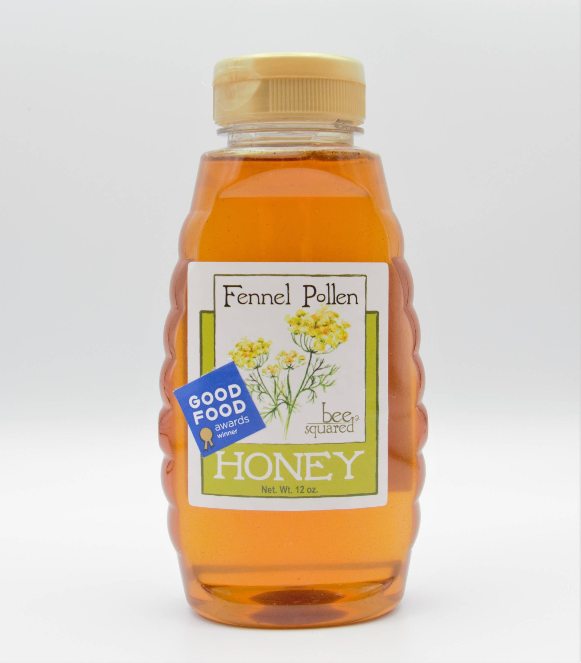 Bee Squared Apiaries - Fennel Pollen Honey - 12 oz. Squeeze Bottle