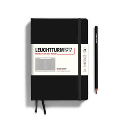 LEUCHTTURM1917 - Notebooks - Medium (A5) - Squared, Hardcover, Black