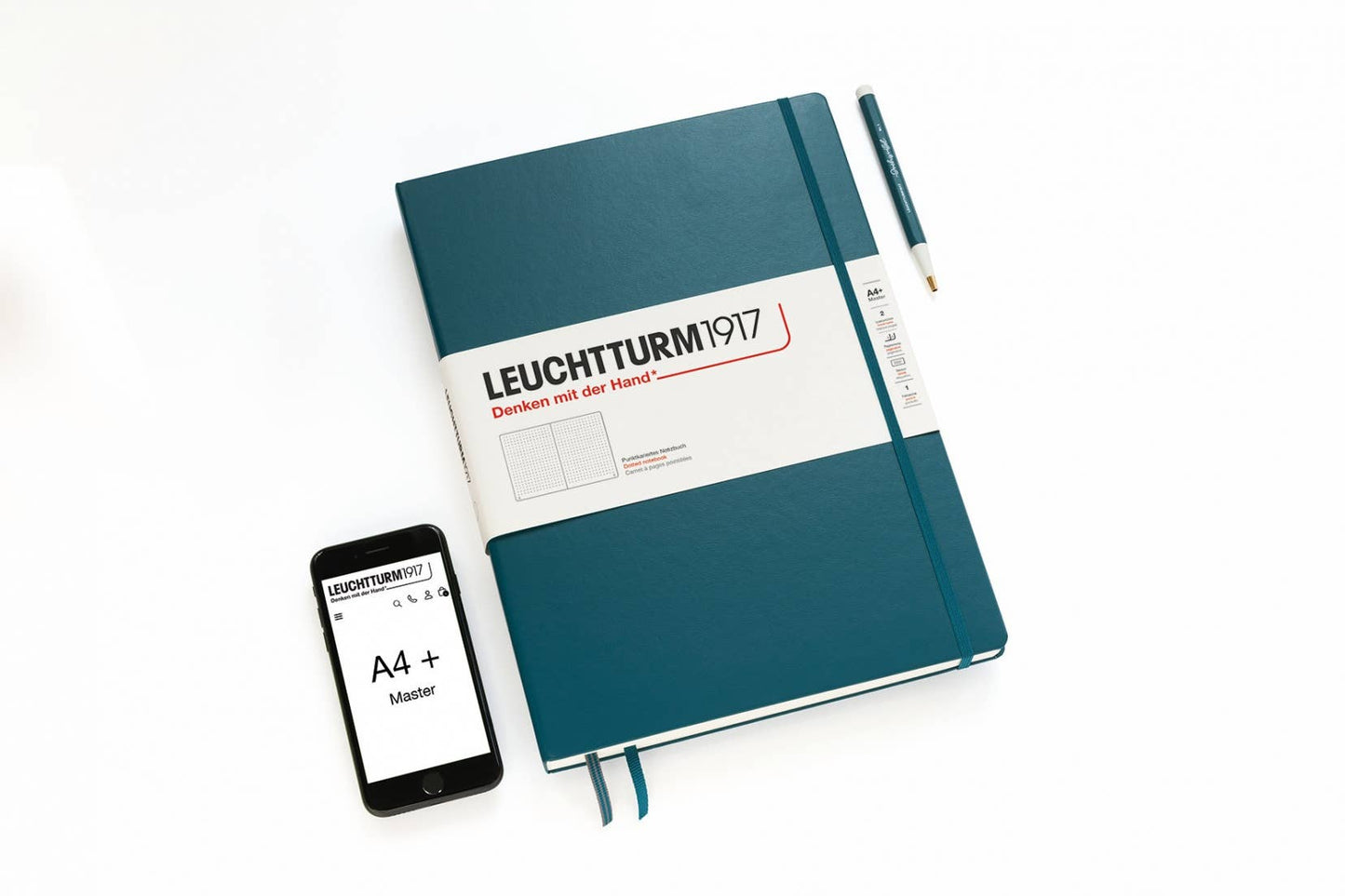 LEUCHTTURM1917 - Notebooks - Master Classic (A4+) - 235 Pages - Ruled, Port Red