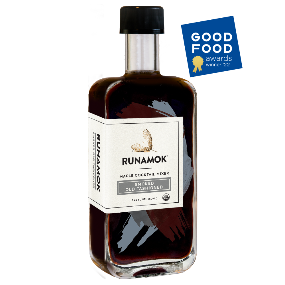 Runamok - Smoked Maple Old Fashioned Cocktail Mixer - 250 mL