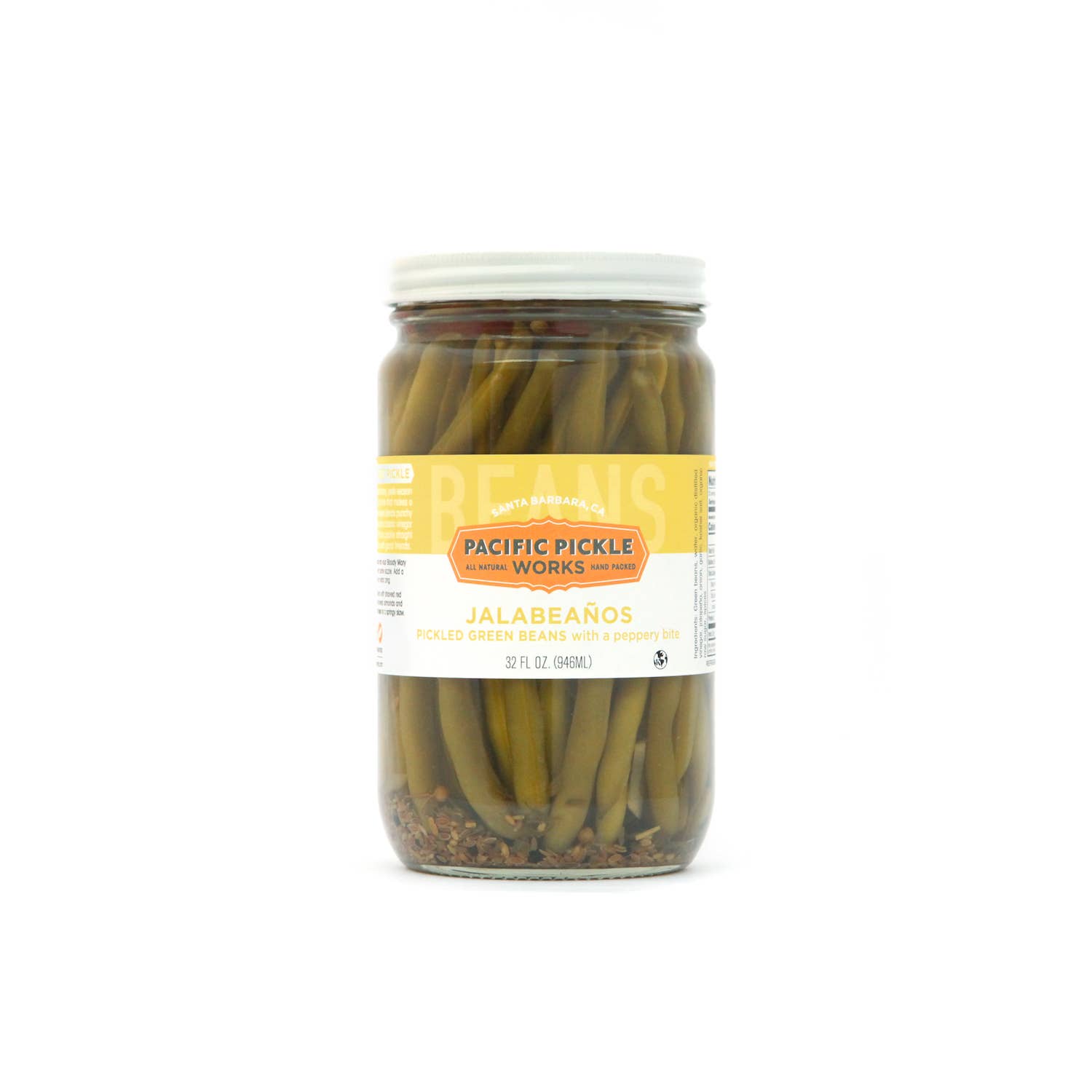 Pacific Pickle Works - Jalabeaños - Pickled Green Beans - 16 oz.