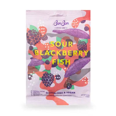 BonBon - Sour Blackberry Fish - 5.2 oz. (150 g)