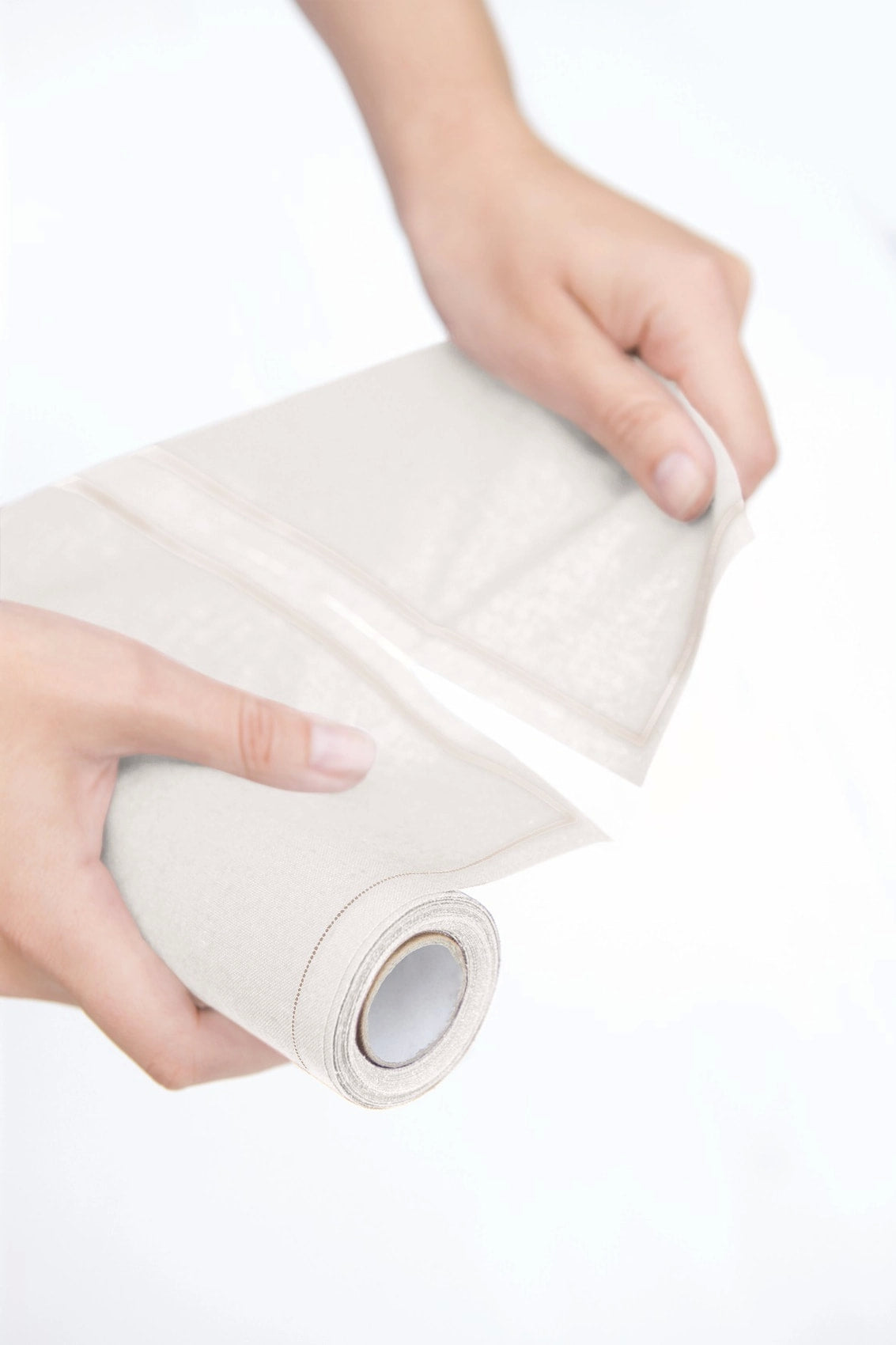 MY DRAP - Cream Cotton Cocktail Napkins - 50 Unit Roll
