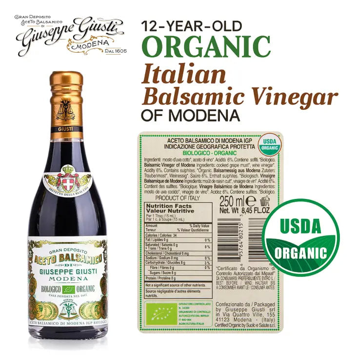 Giuseppe Giusti - Organic Italian Balsamic Vinegar Made In Modena