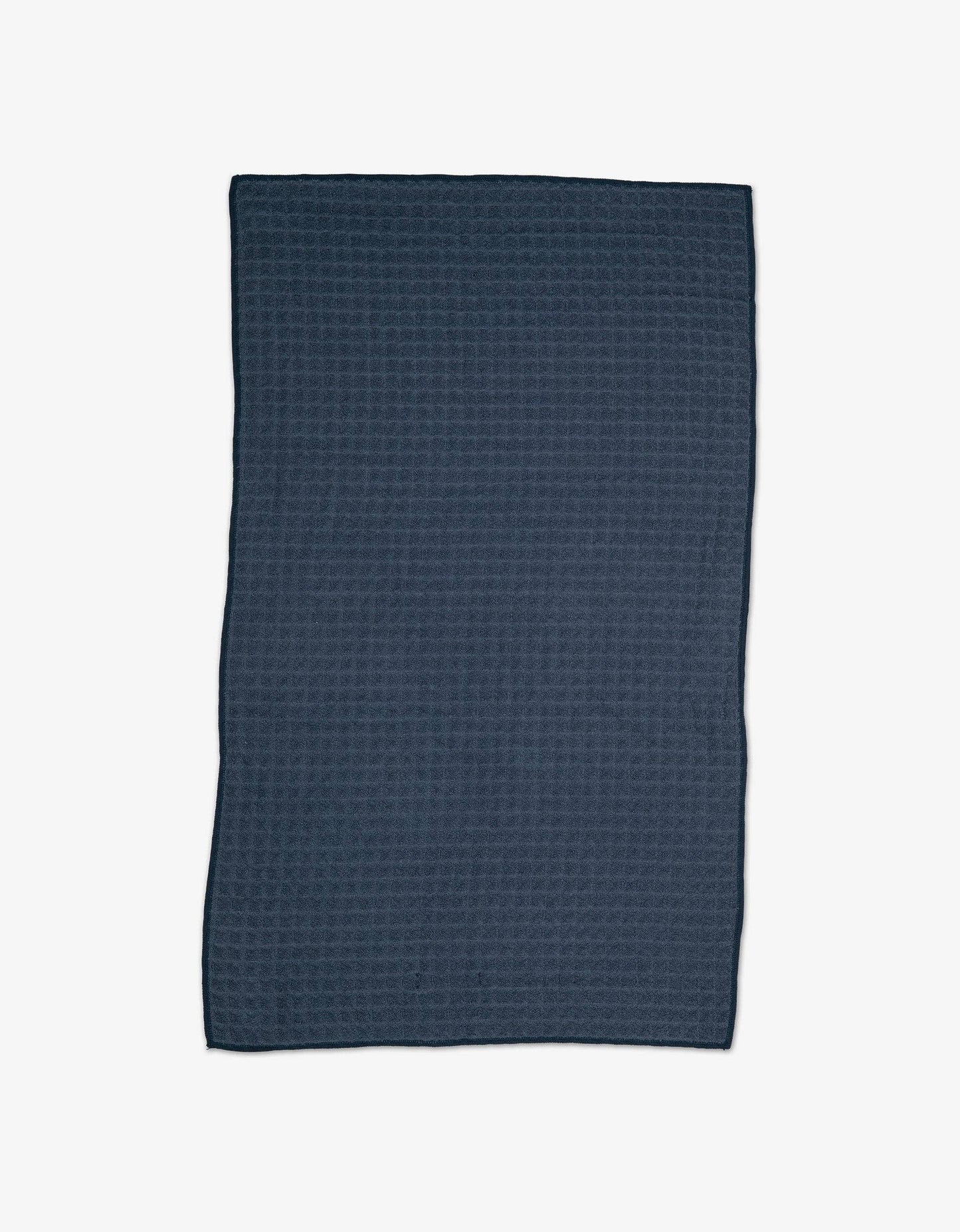 Geometry - Midnight Blue - Waffle Bath Towel