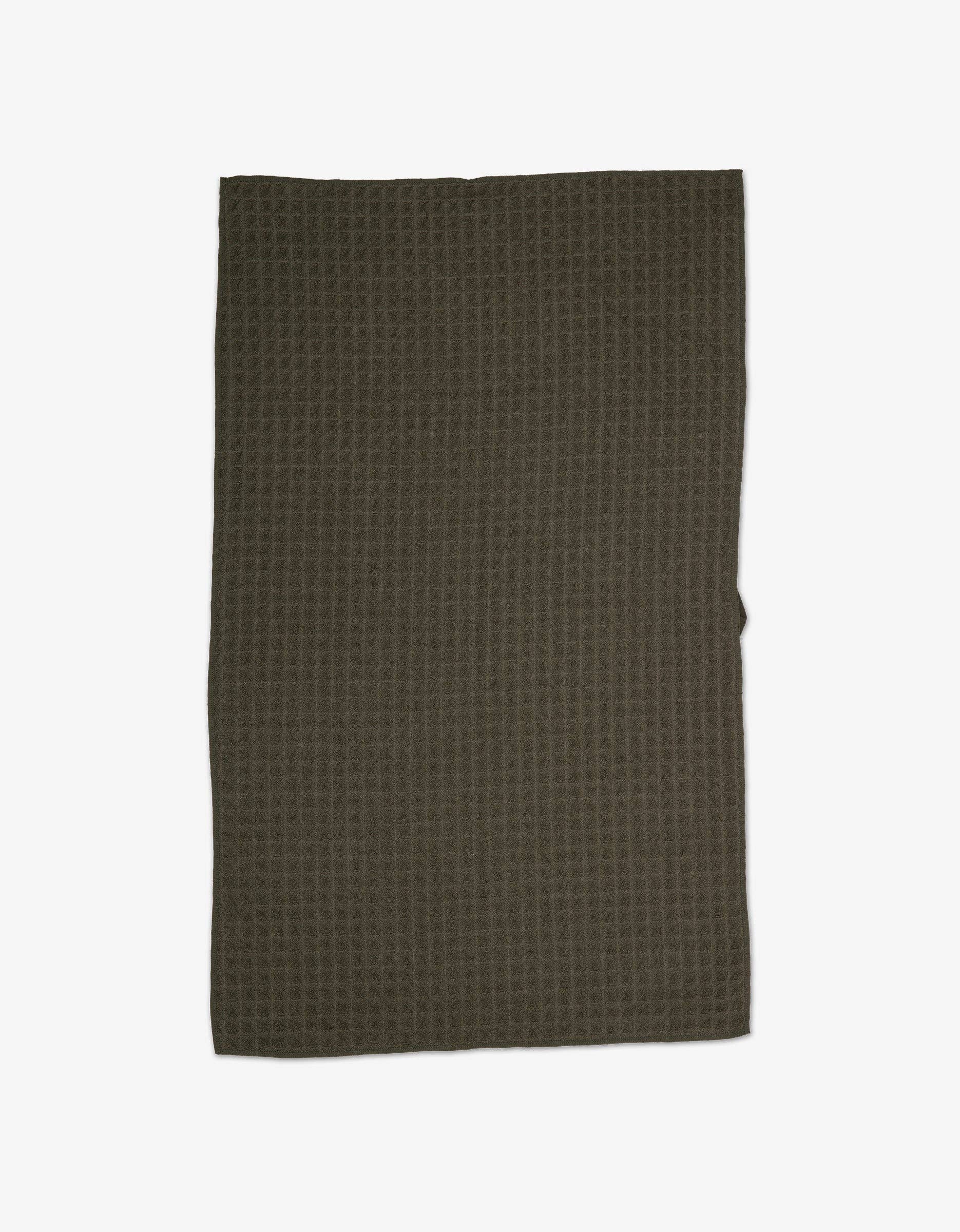Geometry - Forest - Waffle Bath Towel